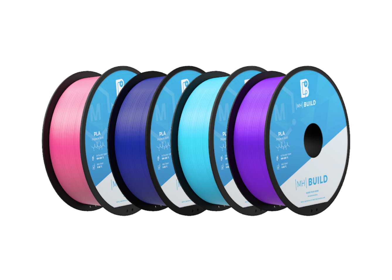 FDM-3D-Druckmaterialien – Quelle: MatterHackers FDM 3D Printing Materials-Credit from MatterHackers