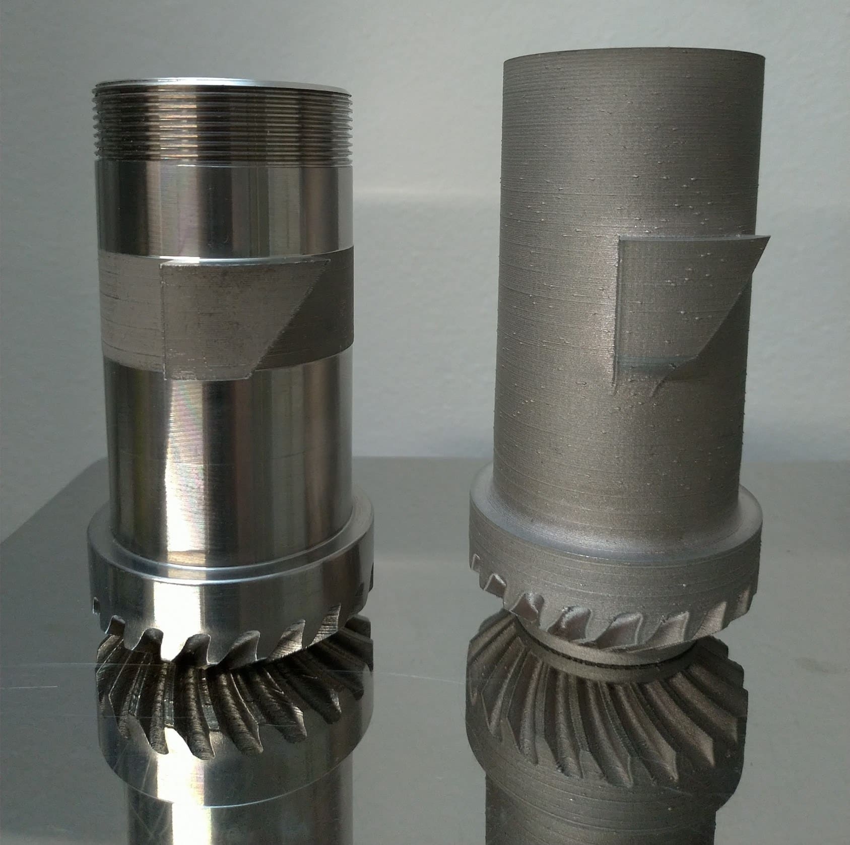 Oberflächenveredelung für 3D-Metalldrucke – Quelle: Desktop Metal Metal 3D Prints Surface Finishing-Credit from Desktop Metal