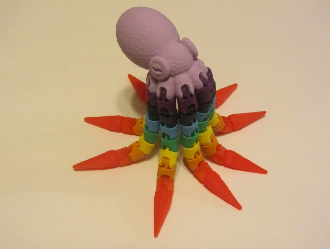 3D-printed Articulated Octopus-Credit from Ellindsey