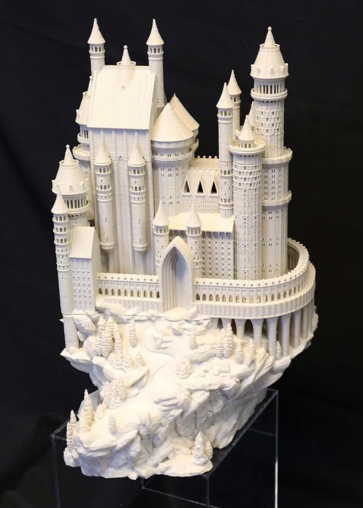 3D-gedruckte mittelalterliche Burg 3D-printed Medieval Castle
