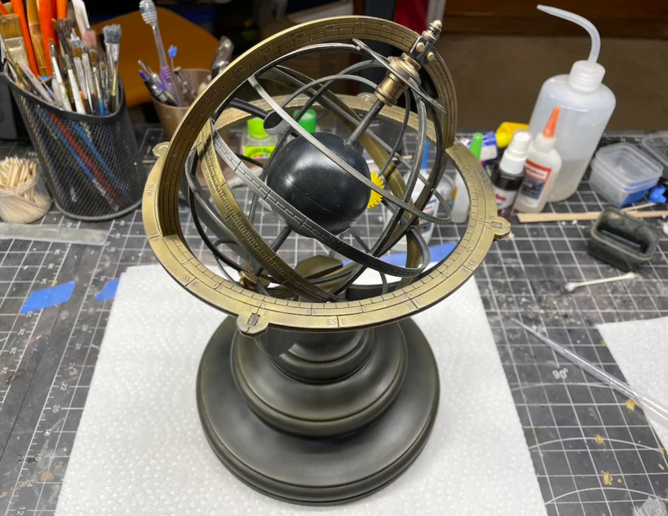 3D-gedruckte Armillarsphäre 3D-printed Armillary Sphere