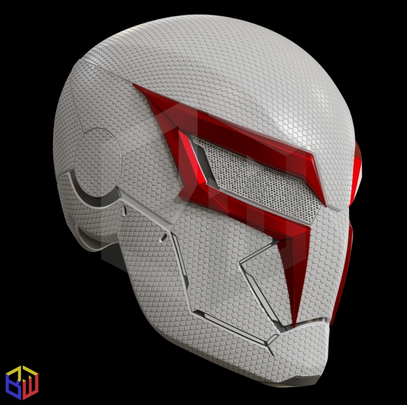 3D-gedruckter Spider-Man-Helm 3D-printed Spider Man Helmet
