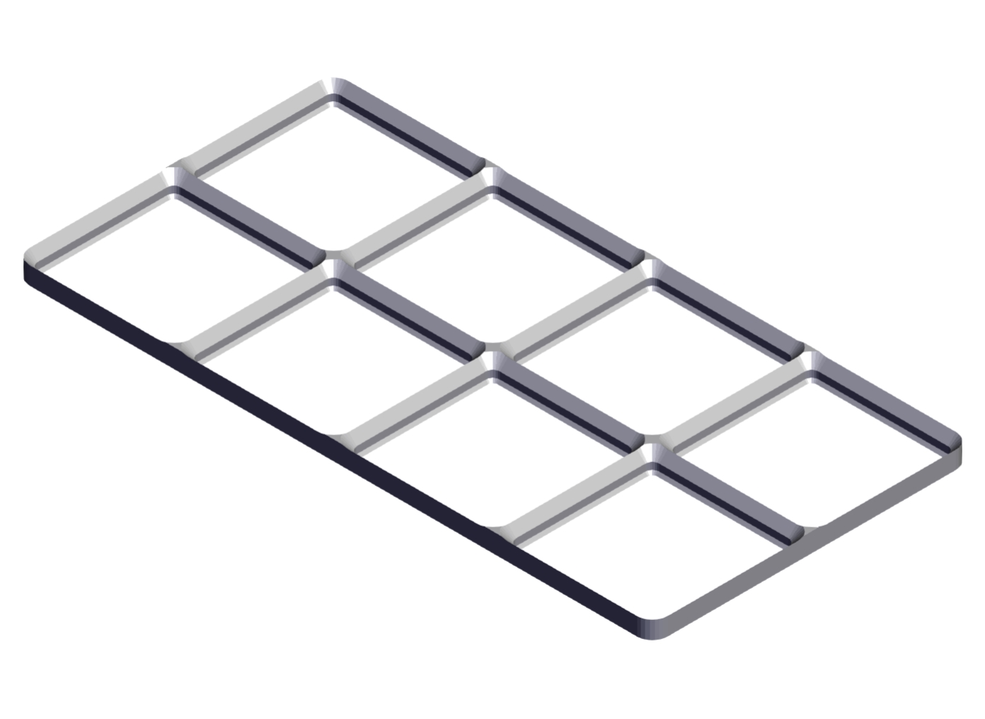 Gridfinity-Grundplatten Gridfinity Baseplates