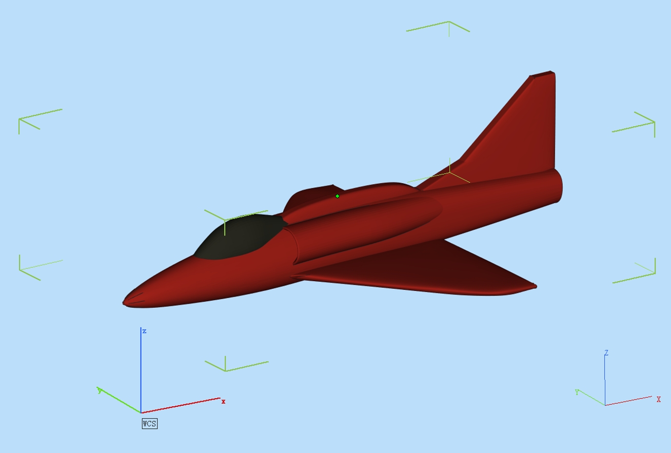 Flugzeug 3D-Modell-STL-Datei Plane 3D Model-STL File