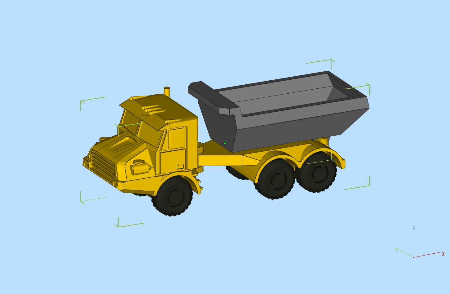 LKW 3D-Modell Truck 3D Model