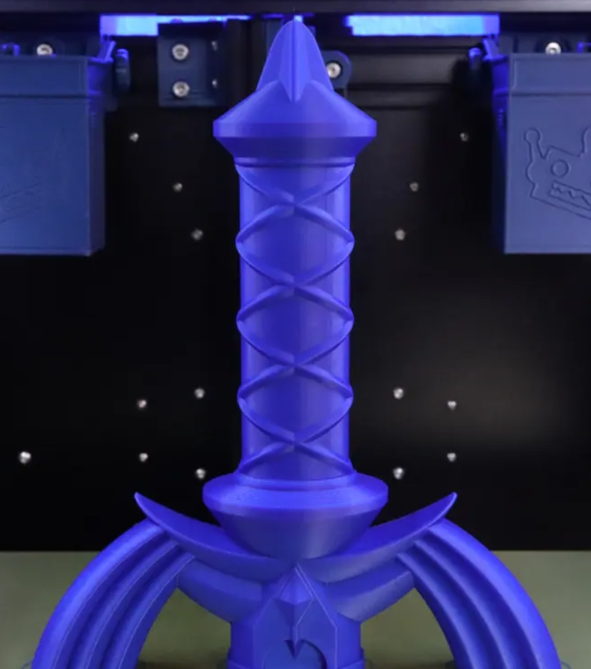 Print-in-Place Collapsing Sword