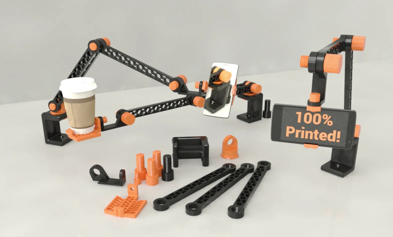 3D-gedruckter Telefonarm 3d printed phone arm